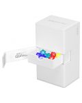 Кутия за карти и аксесоари Ultimate Guard Twin Flip`n`Tray XenoSkin - Monocolor White (200+ бр.) - 2t